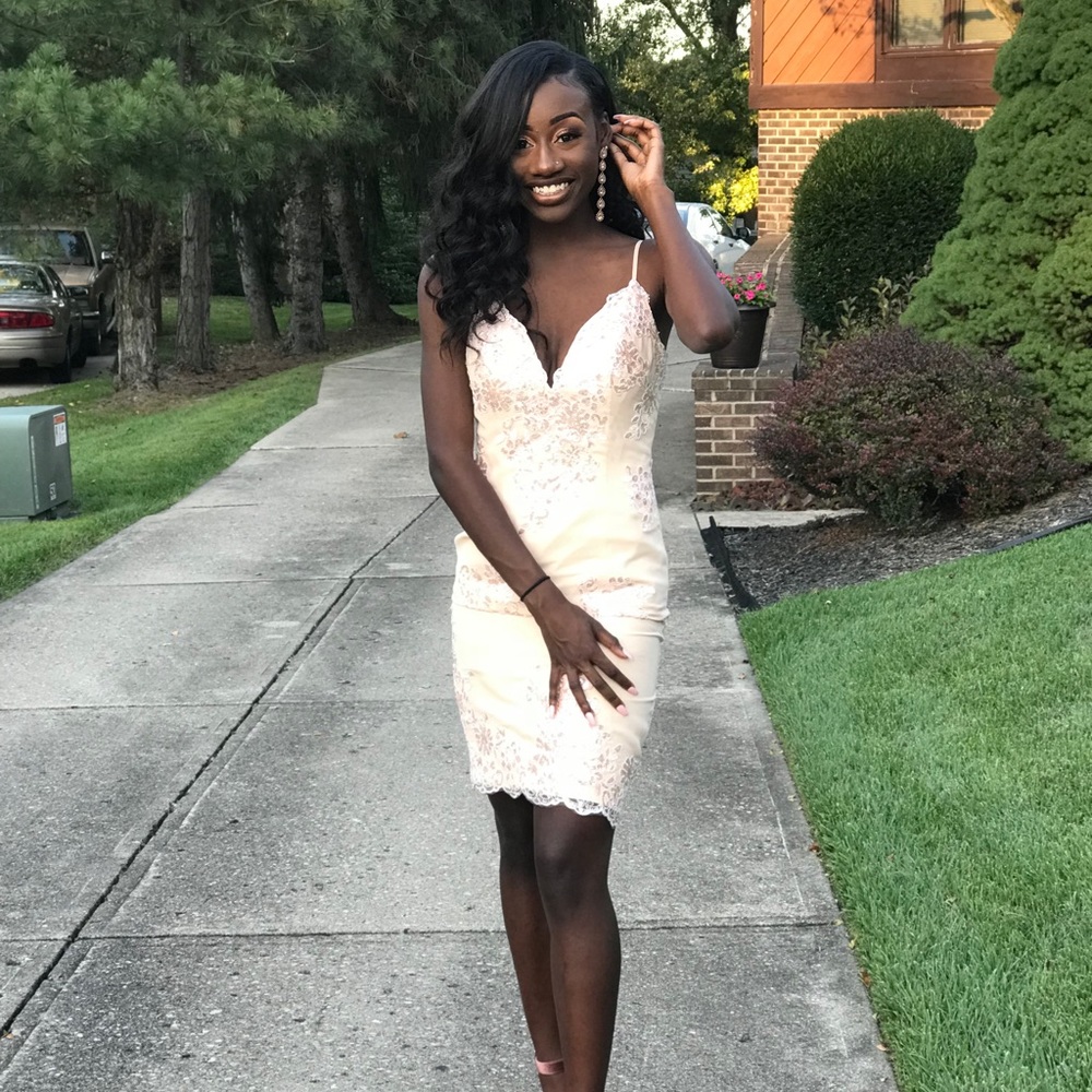 Light Pink Homecoming Dress